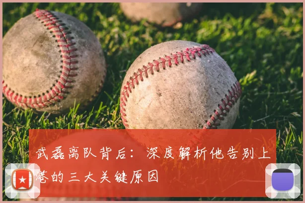 武磊离队背后:深度解析他告别上港的三大关键原因