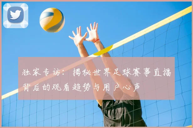 独家专访:揭秘世界足球赛事直播背后的观看趋势与用户心声